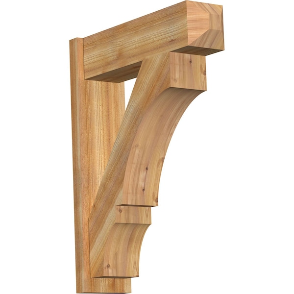 Ekena Millwork Balboa Rough Sawn Craftsman Outlooker, Western Red Cedar, 8"W x 28"D x 36"H OUT08X28X36BOA04RWR - main